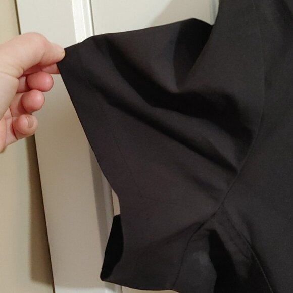 Scrubletics Plus size 2x black nurse nursing scrubs top shirt work unifo… - Picture 5 of 7